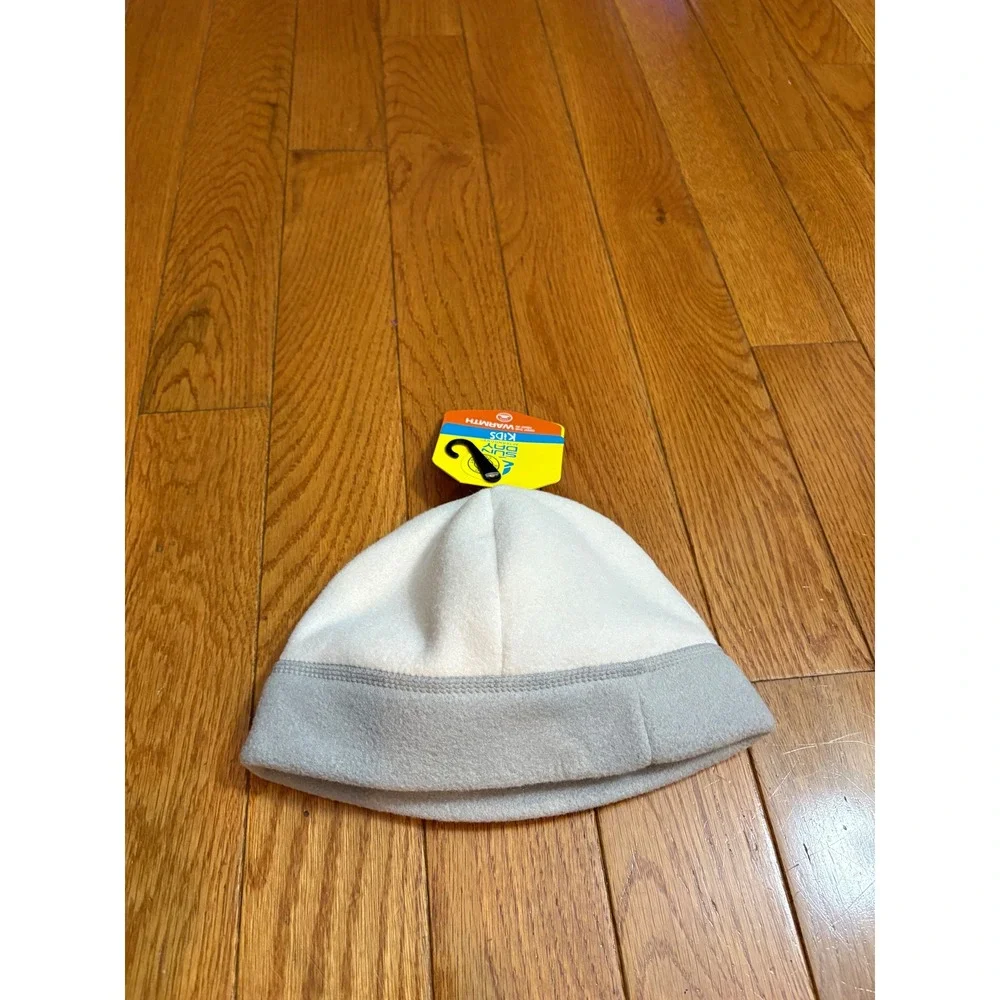 Sunday Afternoons Kids Cozy Critter Beanie Opal Pewter Polar Bear Fleece Hat S/M